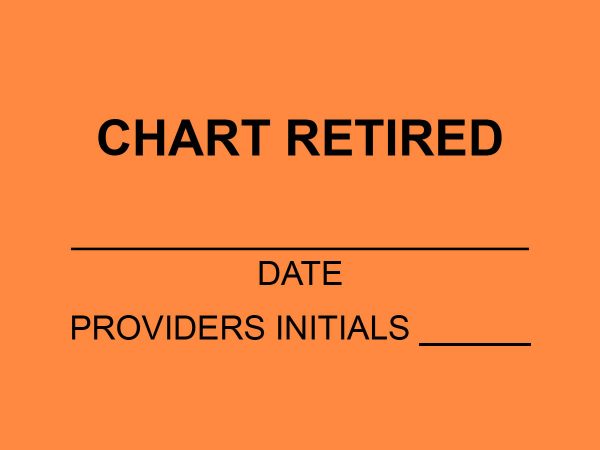 Chart Retired Label